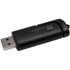 Kingston 16GB DataTraveler 104 USB 2.0 Flash Drive - DT104/16GB