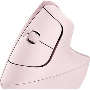 Mouse Logitech Lift Vertical Wireless Bluetooth Rosa - 910-006472