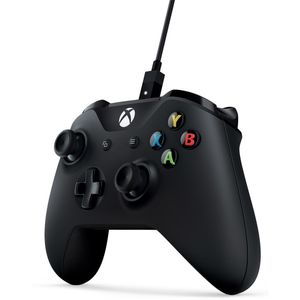 Microsoft Xbox One Wireless Mando Gamer inalámbrico Black + Cable for Windows - 4N6-00001