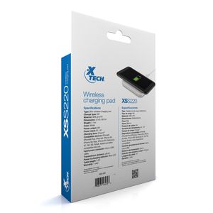 Xtech Cargador Inalámbrico Blanco iPhone Android - XSS-220