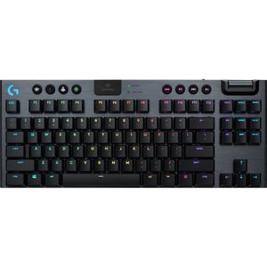 Teclado Logitech Mecánico G915 TKL RGB Inalámbrico Gamer Sin Numérico Lightspeed - 920-009495