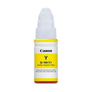 Tinta Canon Botella GI-190Y Yellow 70ml G1100 G2100 G3100 - 0670C001AA