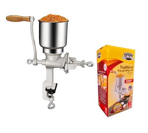 Molino Moledor Manual para Granos Tolva Alta Marca Corona