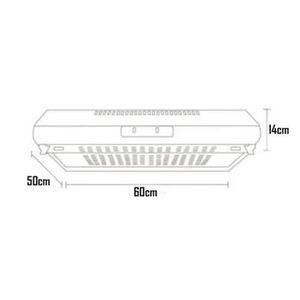 Campana Extractora Midea MJUD24S6AS 60cm