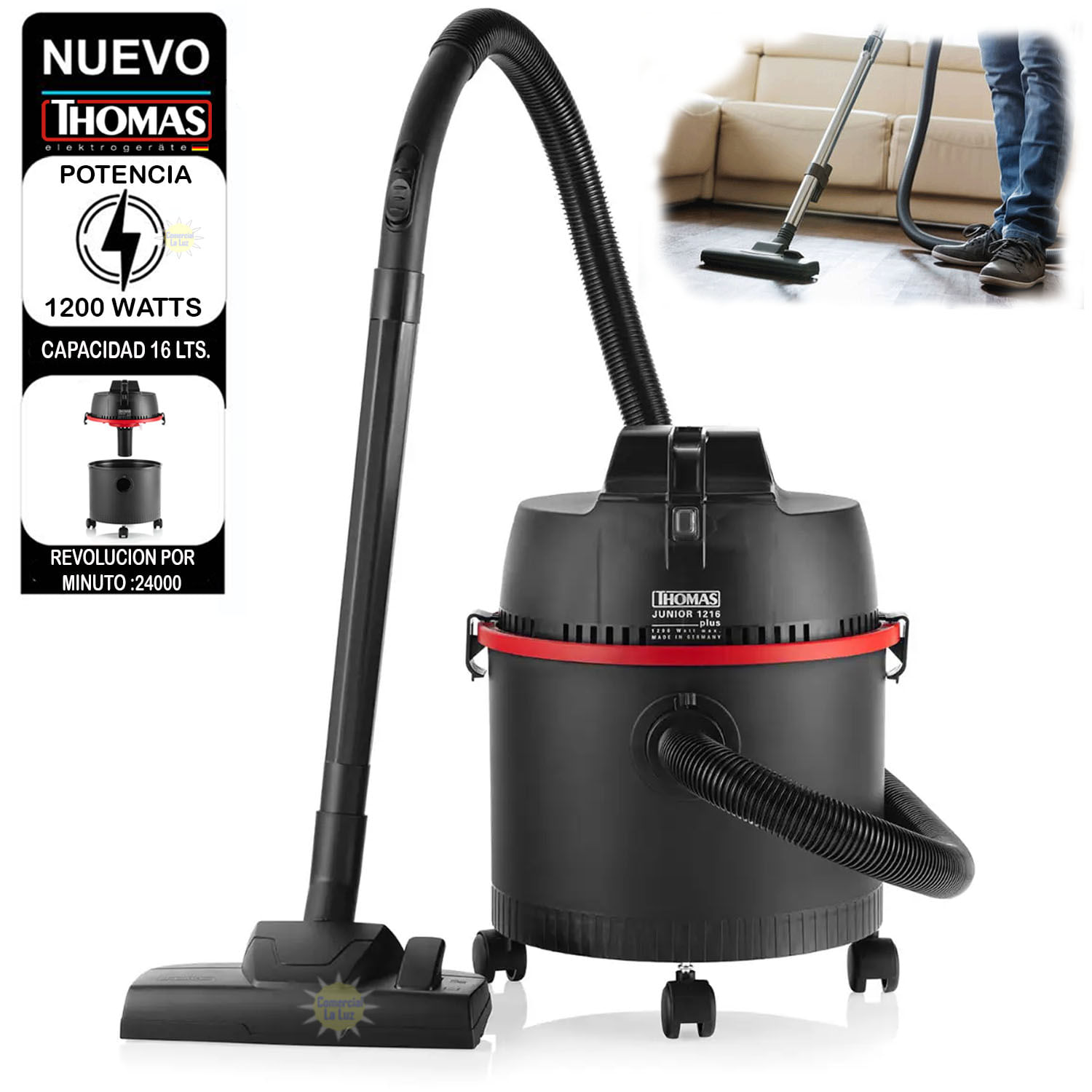 Mini aspiradora portátil para limpieza de hogar y auto - Abeja Reina Perú