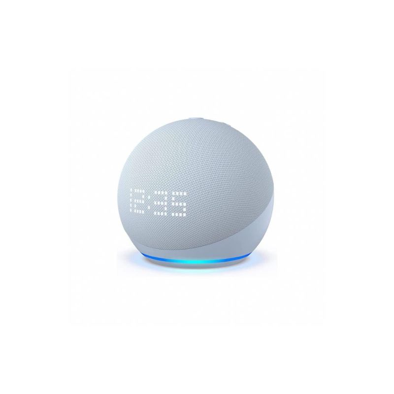 Alexa Echo Dot (Gen 5) con reloj - Azul