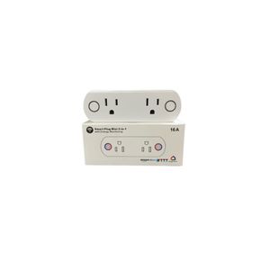 Enchufe Inteligente 2 en 1 Compatible Con ALEXA Control Por Separado