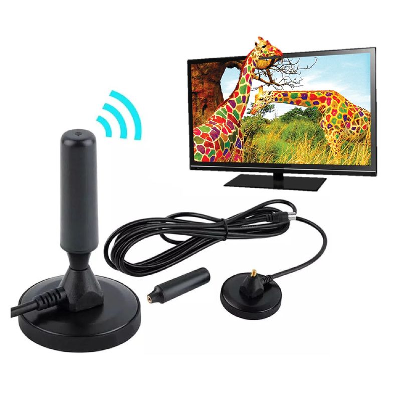Antena Señal Digital Cable 3m HDTV Para TV LCD Smart TV VHF-UHF