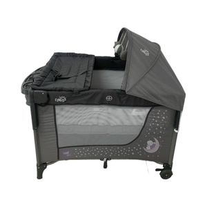Cuna Corral Colecho Para Bebe Baby Circus Gris