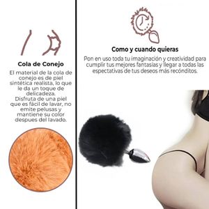 Plug Dilatador Cola Conejo Consolador