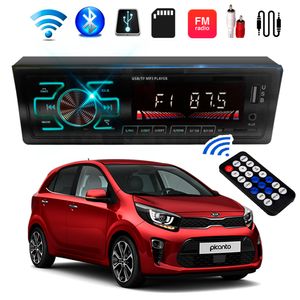 Autoradio Fm Bluetooth Radio para Auto Carro Control Usb Rca Led
