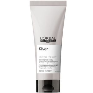 Acondicionador para Cabello Gris o con Canas LOreal Silver 200ml