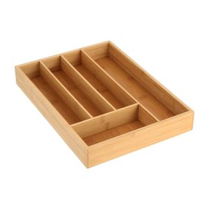 Organizador Cubiertos Bambú