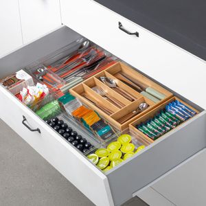 Organizador Cubiertos Bambú