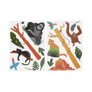 Set 2 Adhesivos Deco Muro 50x70 cm
