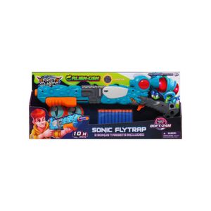 Set Lanzador Fast Shots Con 10 Dardos Y 2 Targets