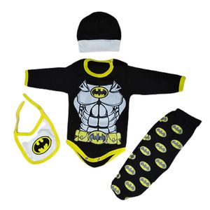 Ajuar de Bebe Batman Ropa de Bebe para Niños Recien Nacidos 0 a 4 Meses
