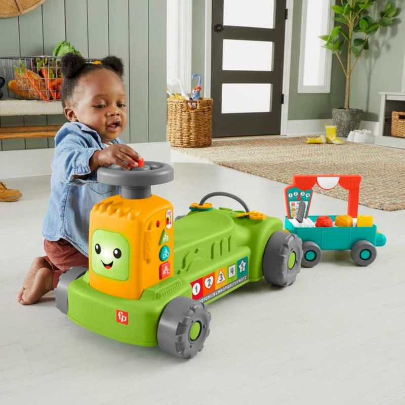 Juguete Fisher Price Tractor Aprendiz 4 En 1 Real Plaza