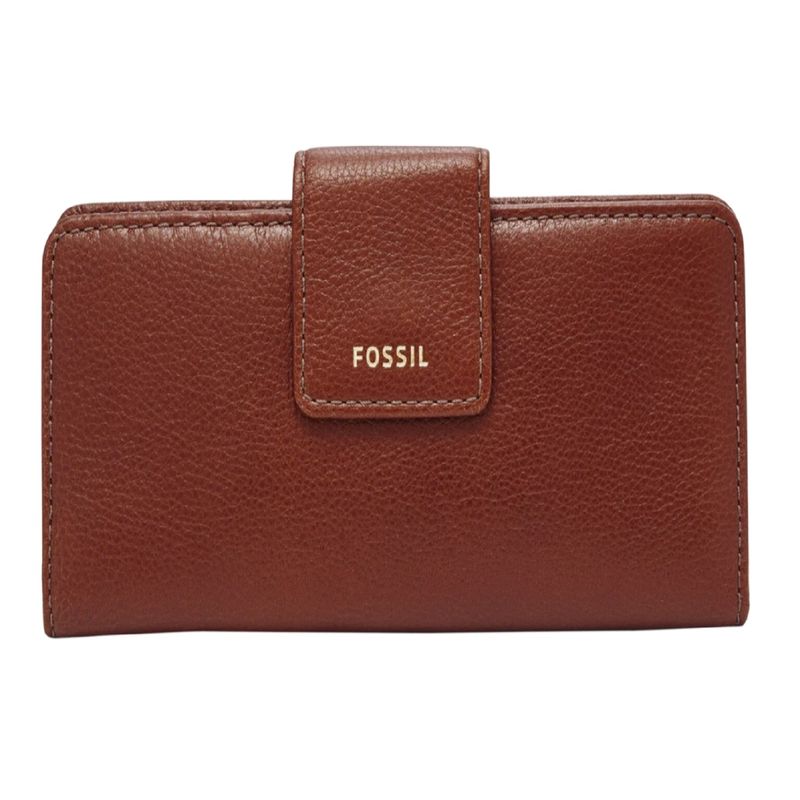 Billetera Fossil Mujer Cuero Marron SWL2227210 Real Plaza