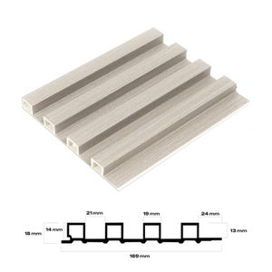 Wall Panel por Unidad para Interior Color Seda Norte Decorplas