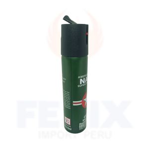 Gas Pimienta Spray 110ml Defensa Personal Protección Verde