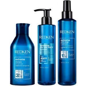 Shampoo 300ml + Protector Térmico + Crema Anti-Snap Redken Extreme