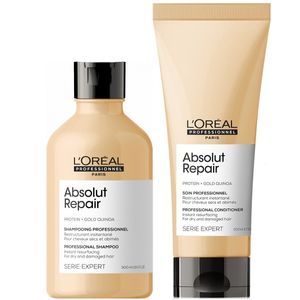 Shampoo Reparador 300ml + Acondicionador 200ml LOreal Absolut Repair