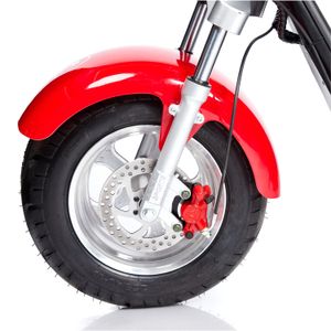 Moto Electrica Road King 2 Color Rojo