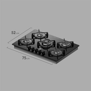 Cocina Empotrable a Gas de 5 Quemadores Electrolux Etgz30t0epub