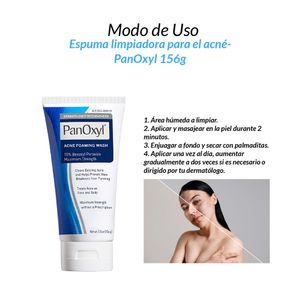 Espuma limpiadora para el acné PanOxyl 156 Gramos