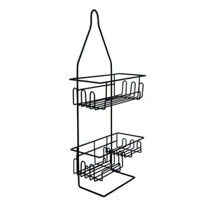 Organizador de Ducha de Metal Negro METHOME