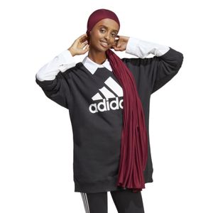 Polera Deportiva para Mujer Adidas Ic8798 W Bl Ft O Swt Web Negro