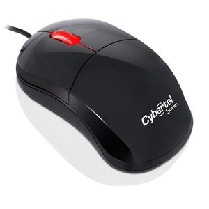 Mouse Office 1000dpi 3b Led Negro Rojo Cybertel Storm1 M104
