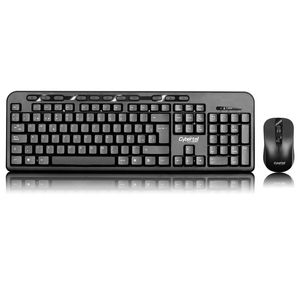 Kit 2 en 1 Inalámbrico Teclado + Mouse Cybertel Ebony T800