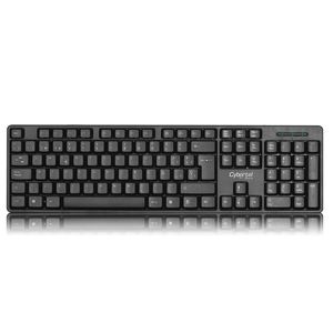 Teclado Antiderrame Barniz Antiborrado Cybertel Ebony K105