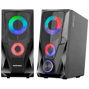 Parlante Gamer MICRONICS CYB PC Luz LED