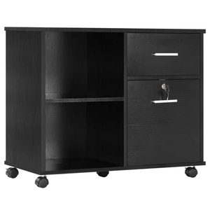 Mueble Archivador  Bonno Mike Negro