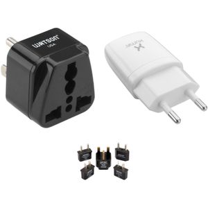 Kit de Adaptadores de Enchufe de Energía Watson de 3 Clavijas Del Reino Unido a 3 Clavijas de Ee. Uu