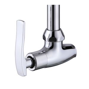 Llave Para Lavadero A La Pared Vlt R-02 Cromada Rumi