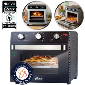 Horno con Freidora de Aire Oster® TSSTTVMAF1NS 22 litros