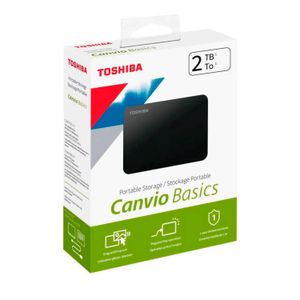 Disco Duro Externo TOSHIBA Canvio Basics 2TB Negro USB 3.0