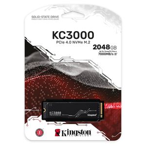 Disco Sólido SSD Kingston SKC3000 2TB M2 2280 PCIe Gen 4 NVMe SKC3000D/2048G