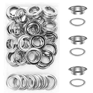 100 Ojalillo Metálico para Cortina 40mm Aros Ojales para Cortina Nro 600