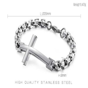 Pulsera Brazalete Para Hombre Mod Cristiano Plata