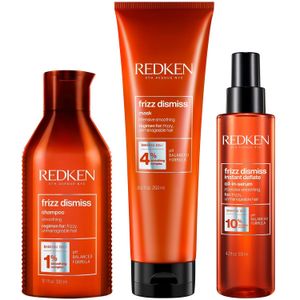 Shampoo Anti Frizz 300ml + Mascarilla + Sérum Redken Frizz Dismiss