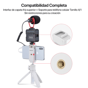 Adaptador de Celular a Trípode Ulanzi St-07 Blanco