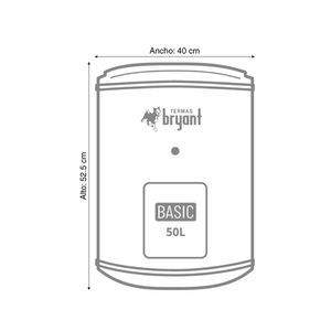 Terma Eléctrica Bryant Basic Zafiro 50L 1.5kw Blanco