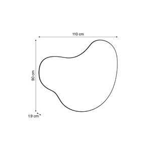 Espejo de Baño Otto Con Forma Irregular 110x90cm Tuhome
