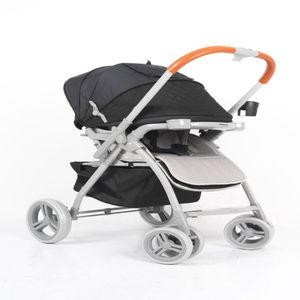 Coche Cuna Para Bebe De Lujo Barza Llantas Grandes Black