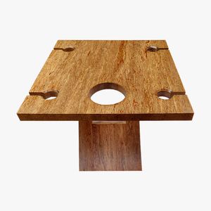 Mesa Cuadrada para Picnic de Madera